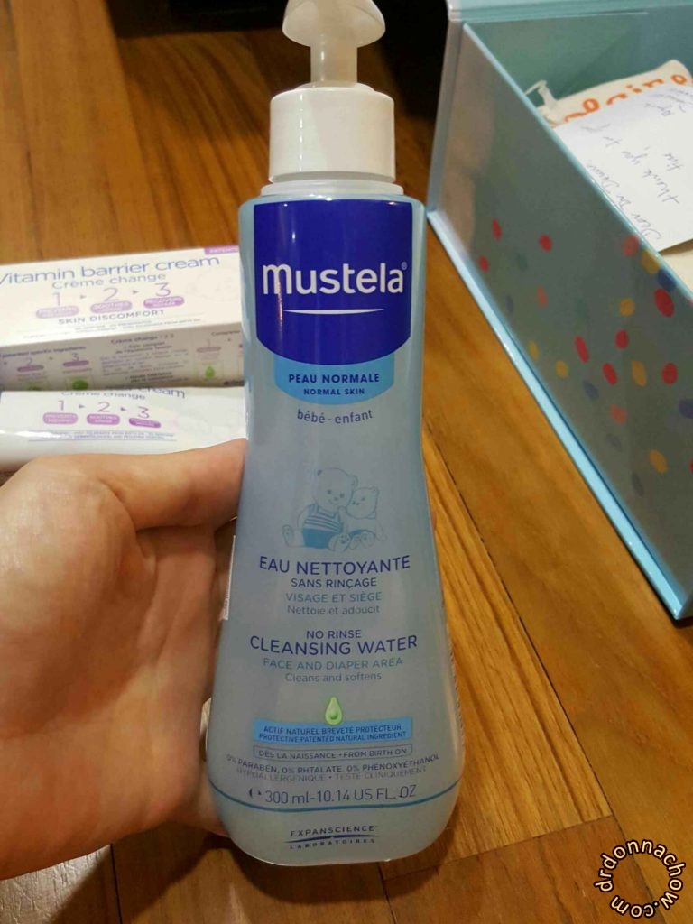 Mustela no rinse cleansing water