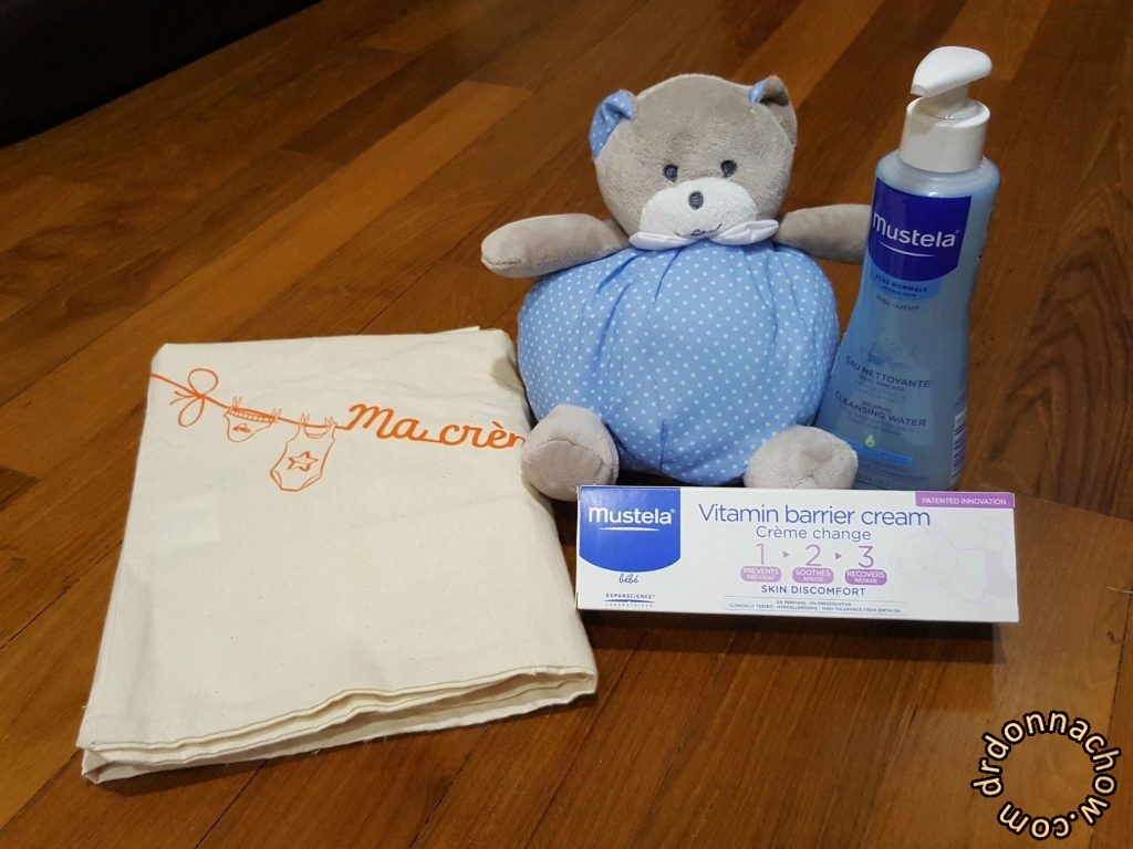 The 4 piece gift pack by Mustela